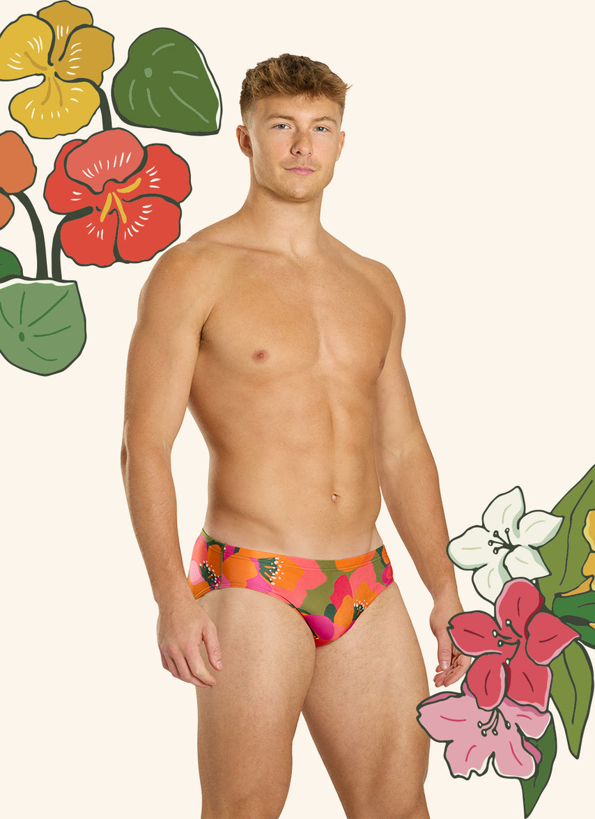 HydroLast Petal Pop Brief Swimsuit (26-40)
