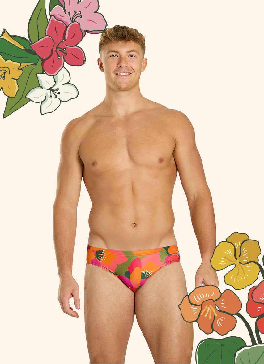 HydroLast Petal Pop Brief Swimsuit (26-40)