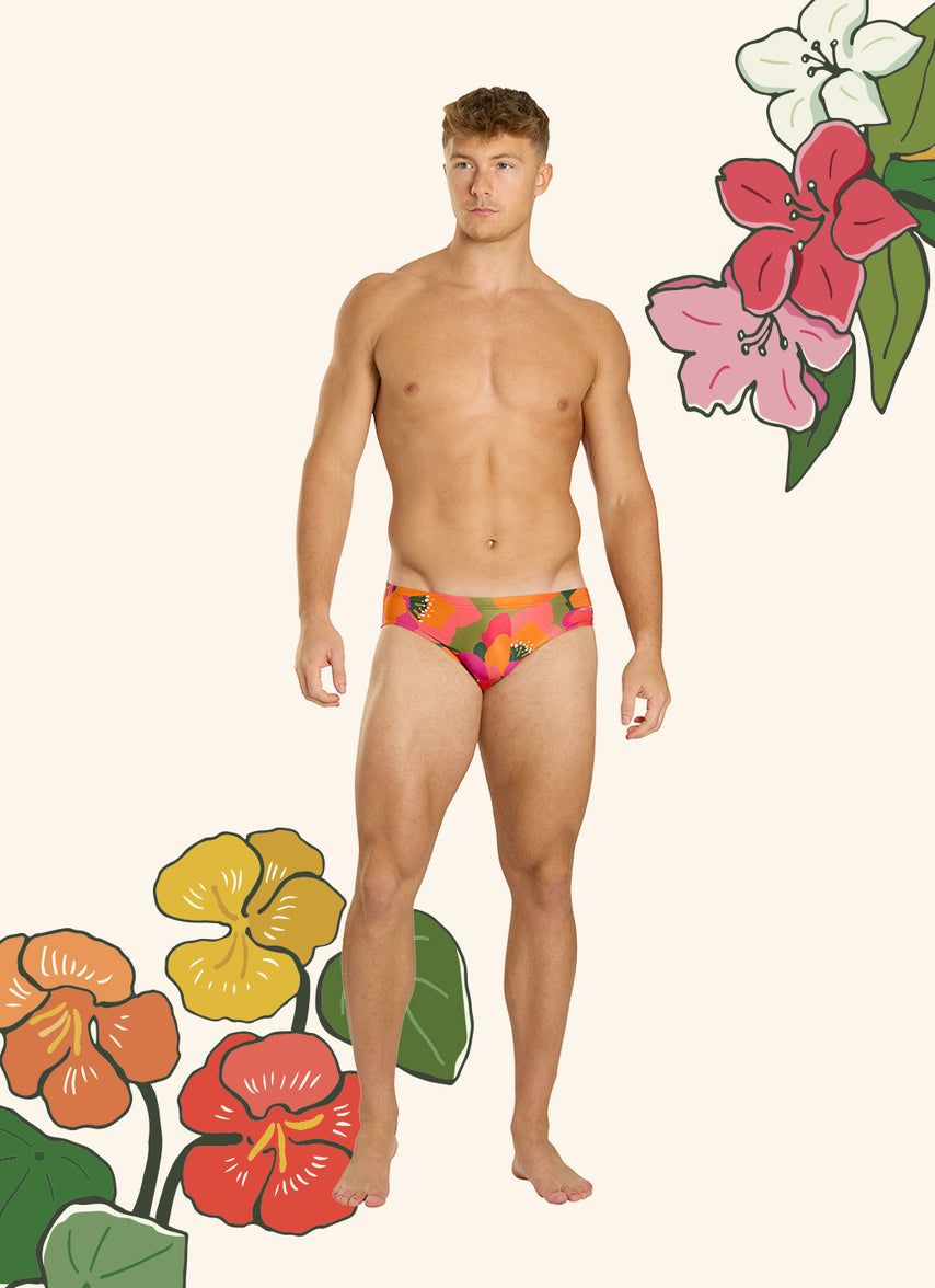 HydroLast Petal Pop Brief Swimsuit (26-40)