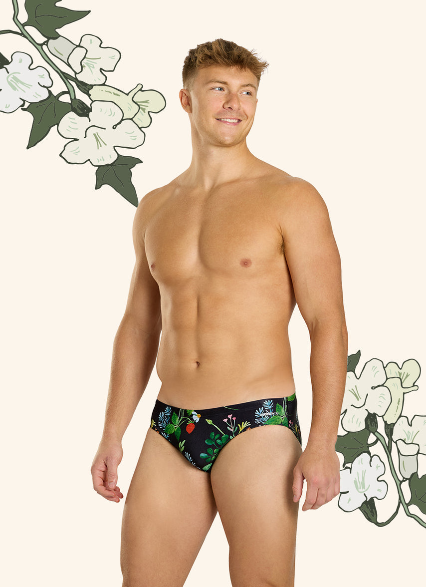 HydroLast Strawberry Fields Brief Swimsuit (26-40)