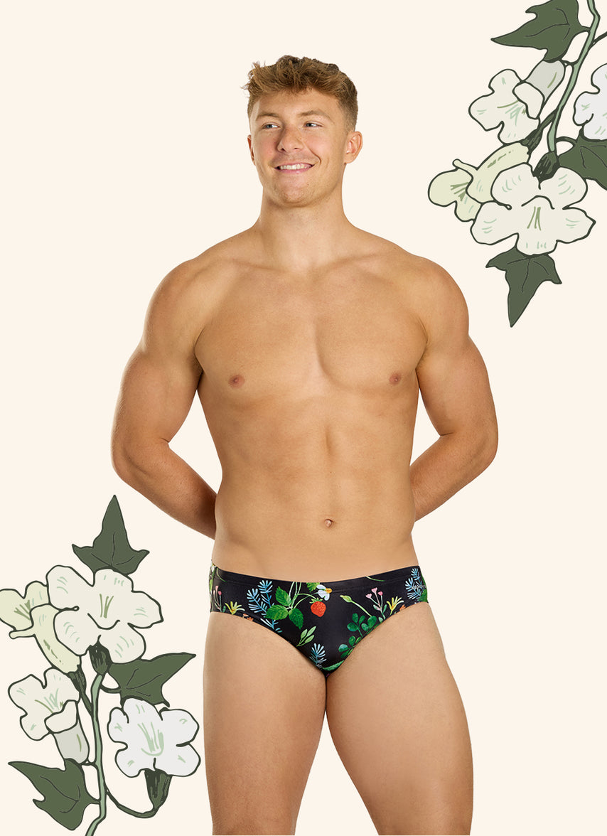 HydroLast Strawberry Fields Brief Swimsuit (26-40)