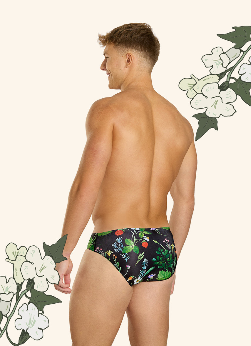 HydroLast Strawberry Fields Brief Swimsuit (26-40)