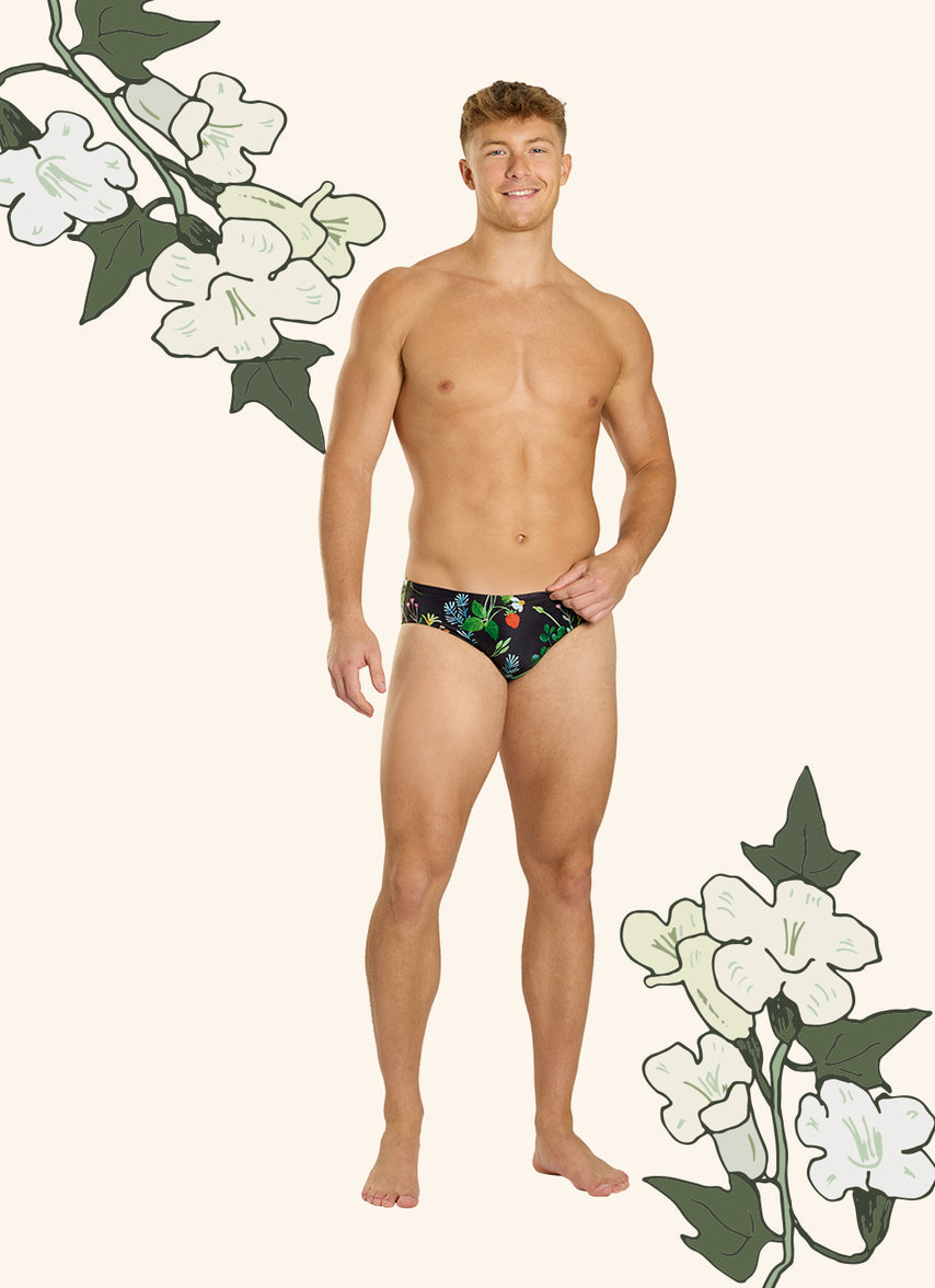 HydroLast Strawberry Fields Brief Swimsuit (26-40)