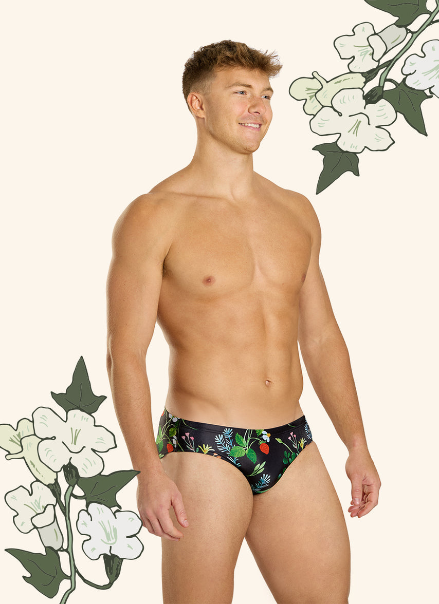 HydroLast Strawberry Fields Brief Swimsuit (26-40)