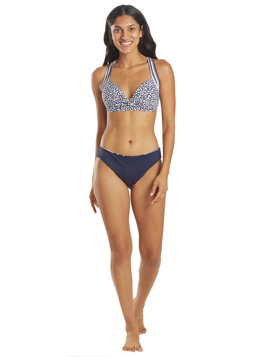 Women's Apulia Mix Banded Bikini Top