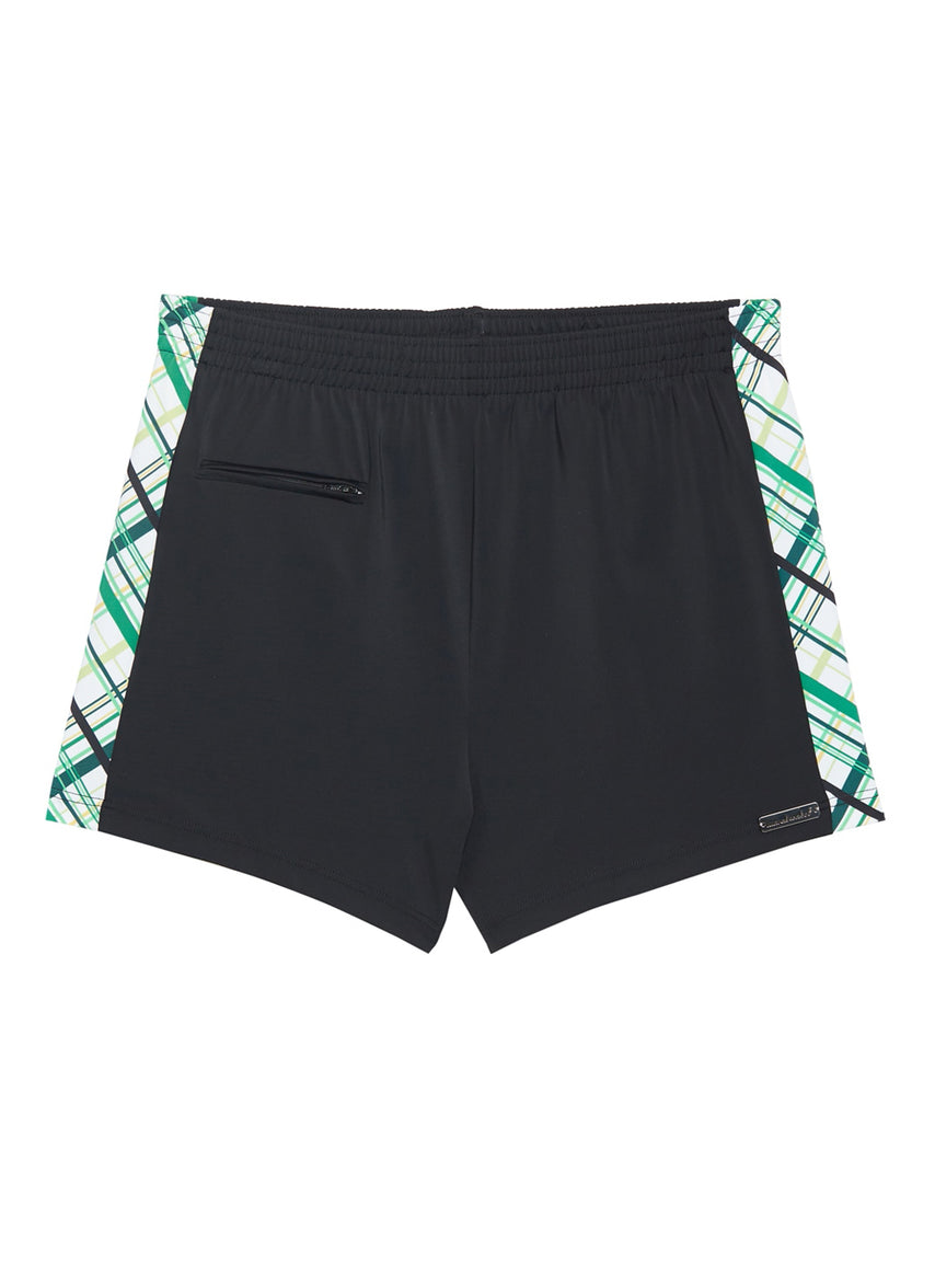 Men's Check Swim Trunks