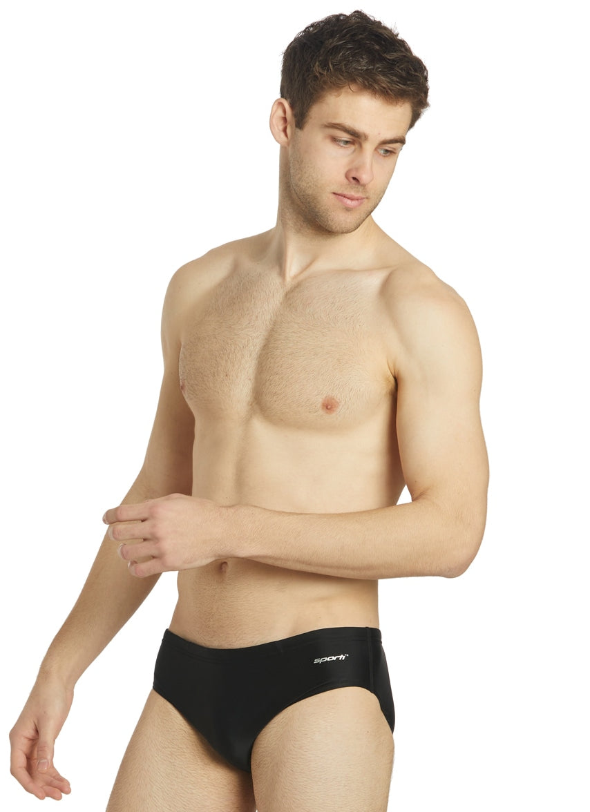 Solid Brief Swimsuit (22-44)