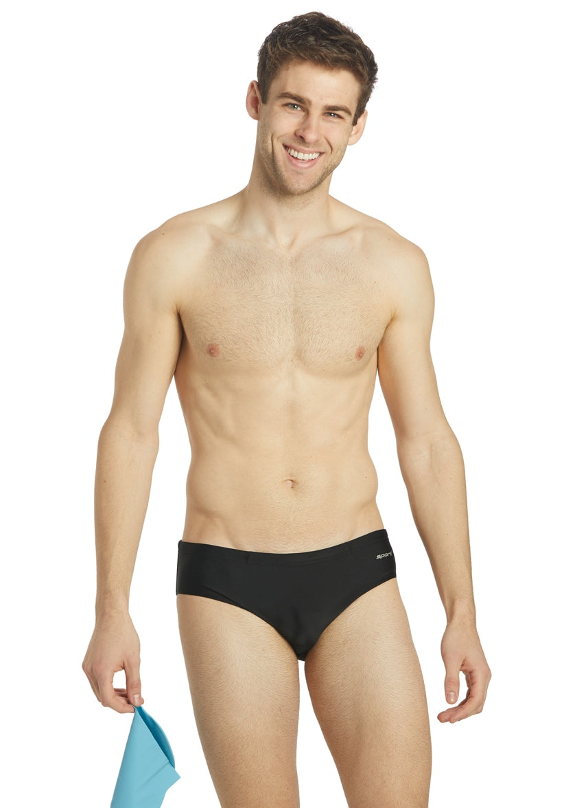 Solid Brief Swimsuit (22-44)