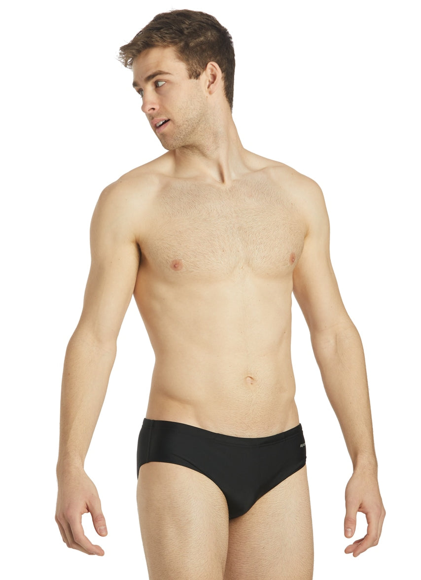 Solid Brief Swimsuit (22-44)