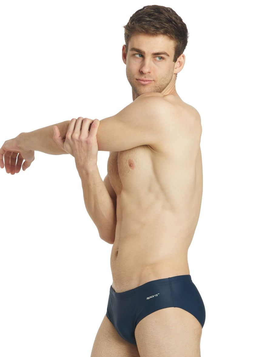 Solid Brief Swimsuit (22-44)