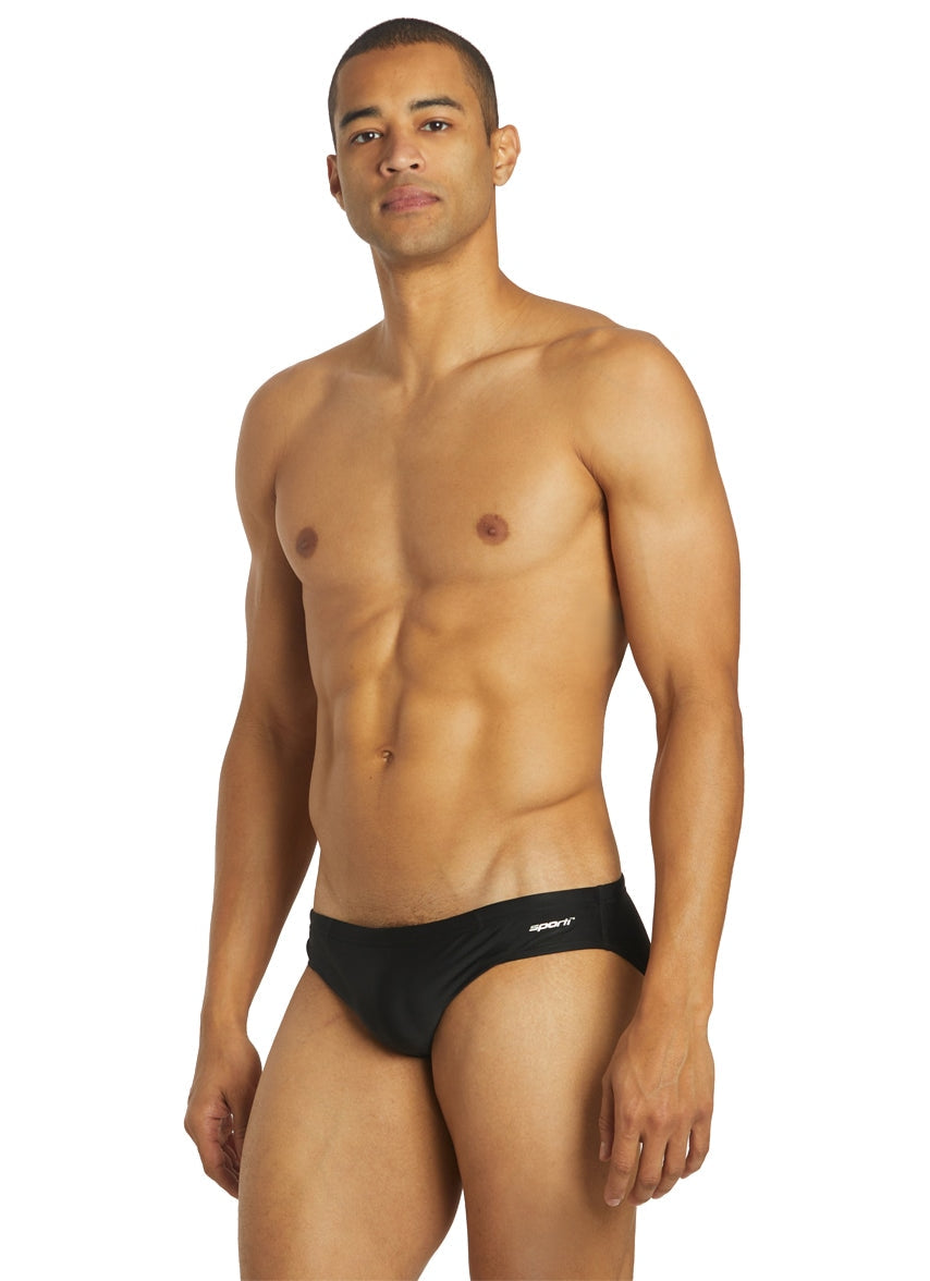 Solid Swim Euro Brief Swimsuit