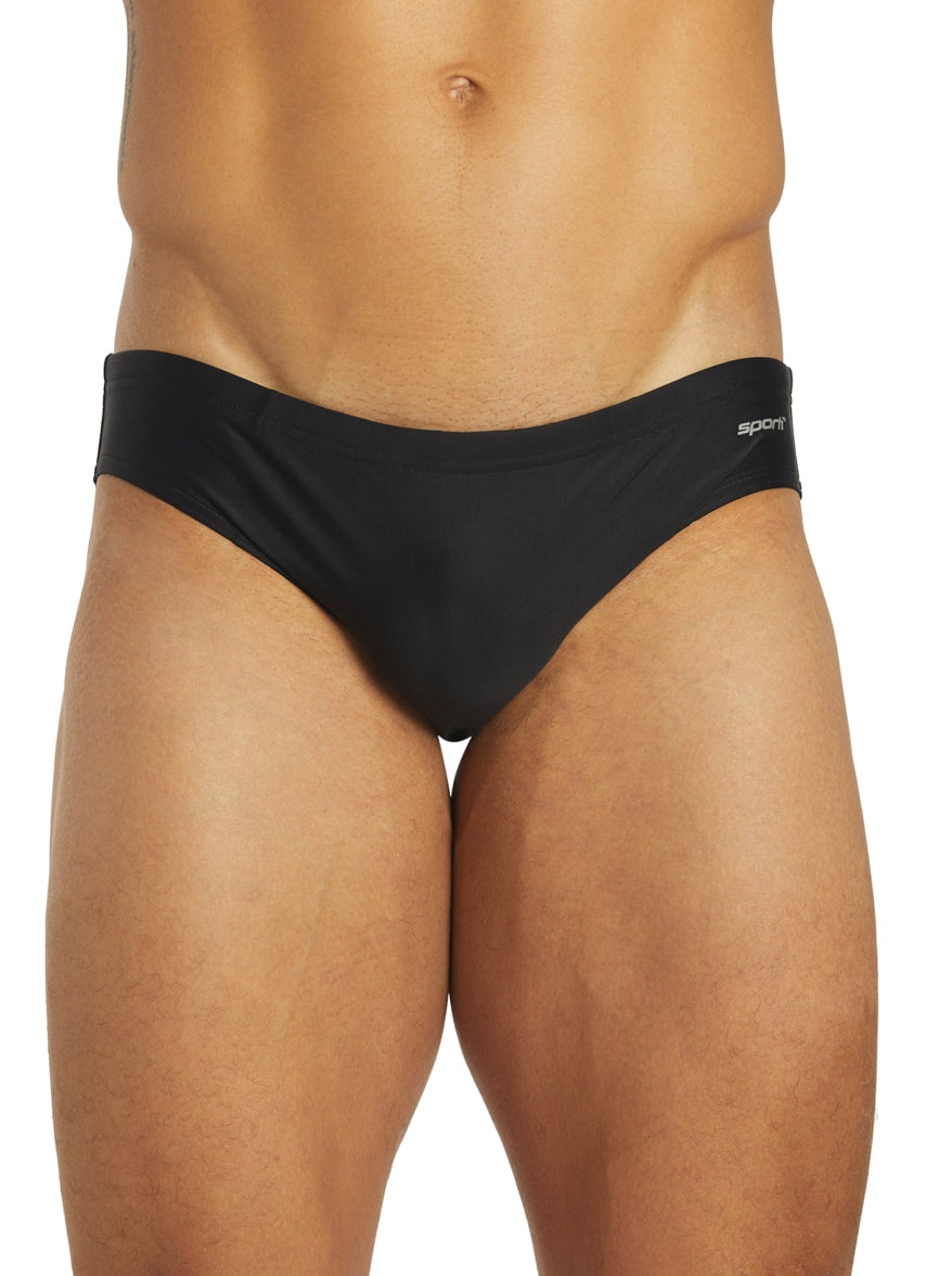 Solid Swim Euro Brief Swimsuit