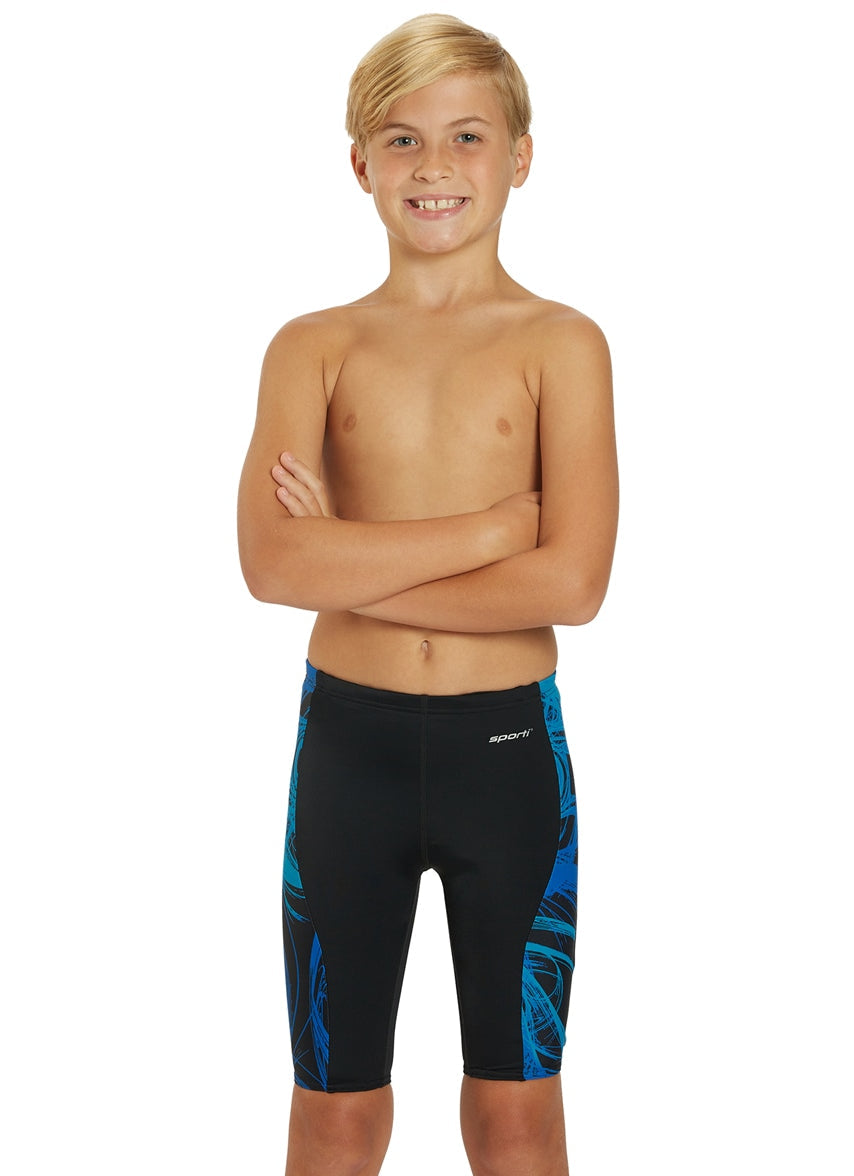 Light Wave Splice Jammer Swimsuit (22-44)