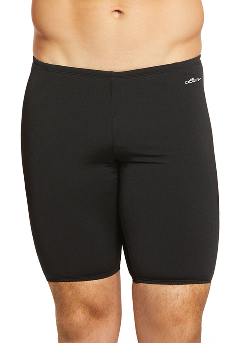 Poly Solid Jammer Swimsuit
