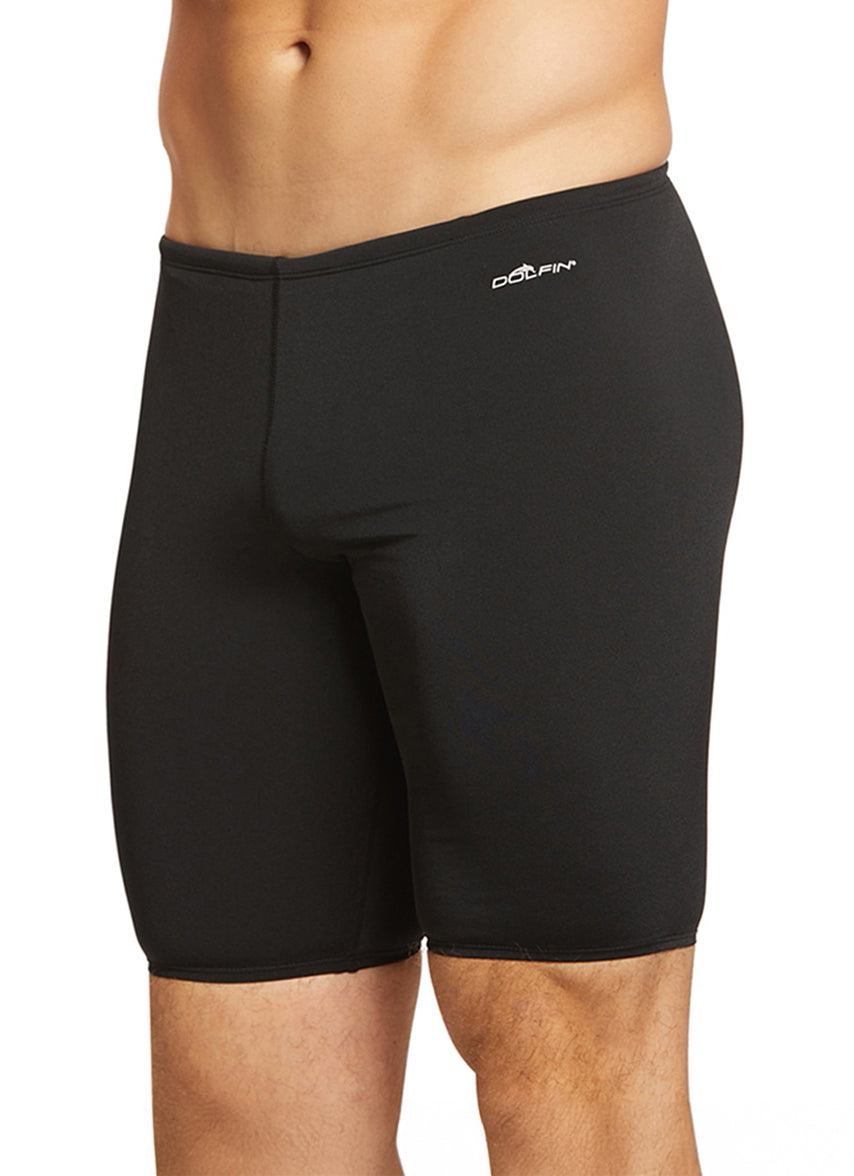 Poly Solid Jammer Swimsuit