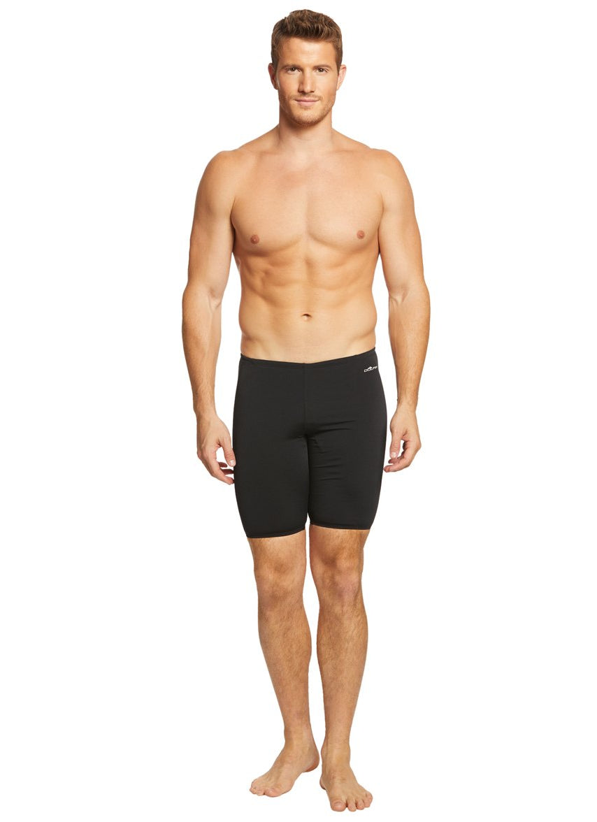 Poly Solid Jammer Swimsuit
