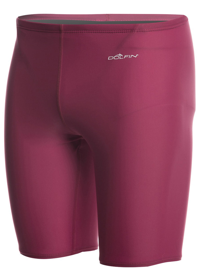 Poly Solid Jammer Swimsuit