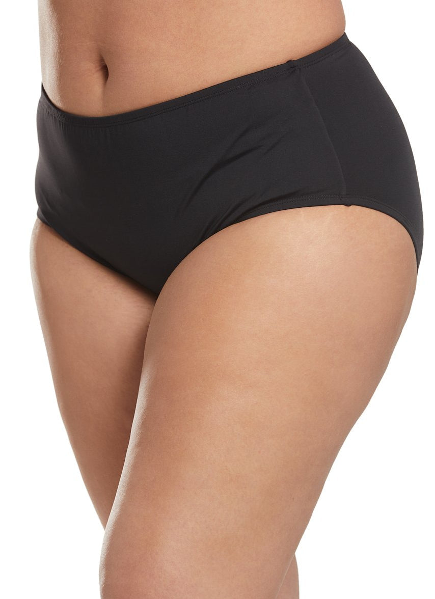 Plus Size Paloma Beach Chloe High Waisted Bikini Bottom
