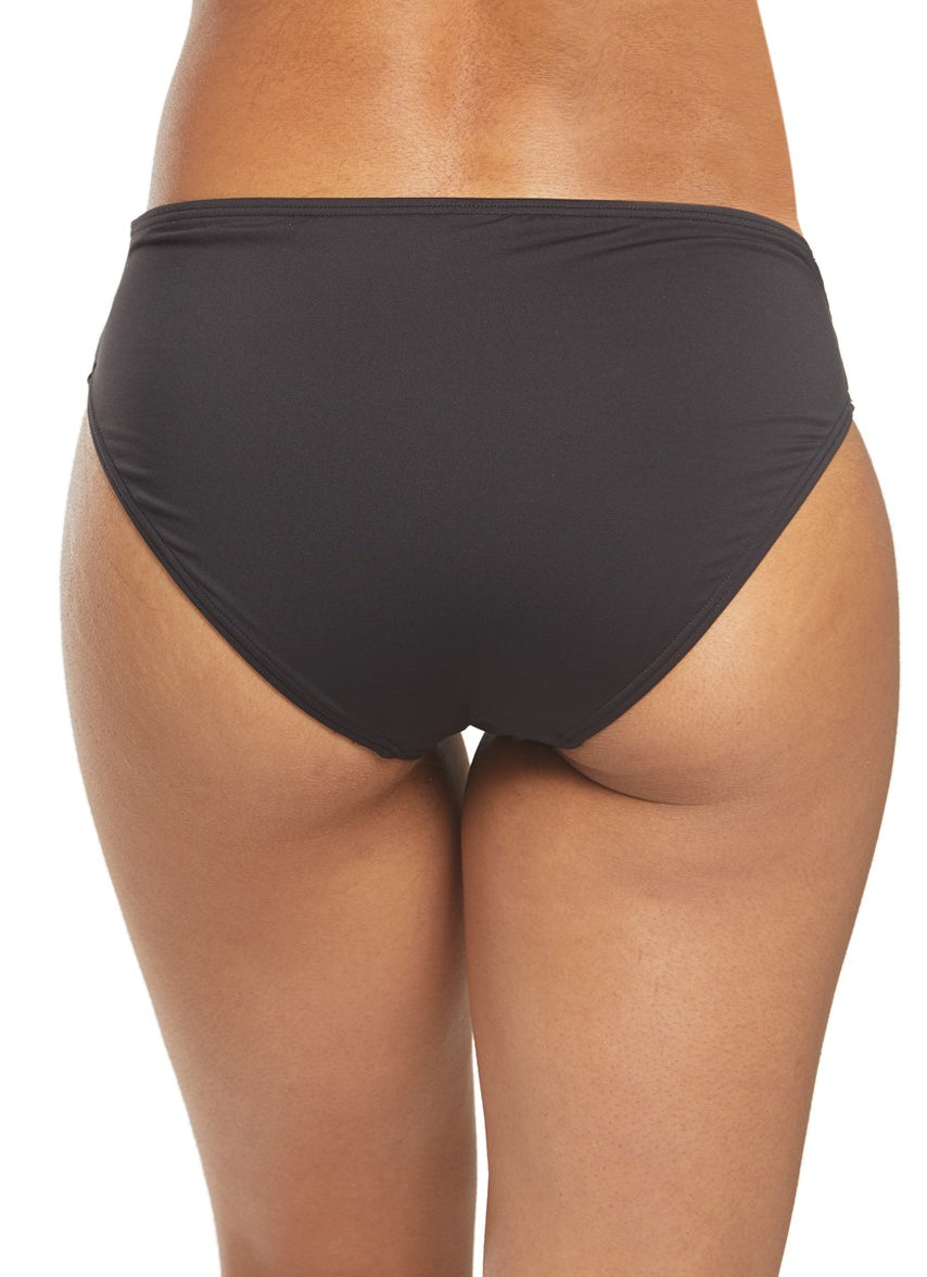 Pearl Solids Twist Front High Waisted Bikini Bottom