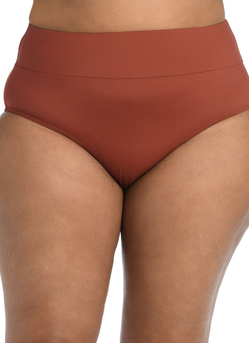 Women's Plus Size Island Goddess High Waist Bikini Bottom