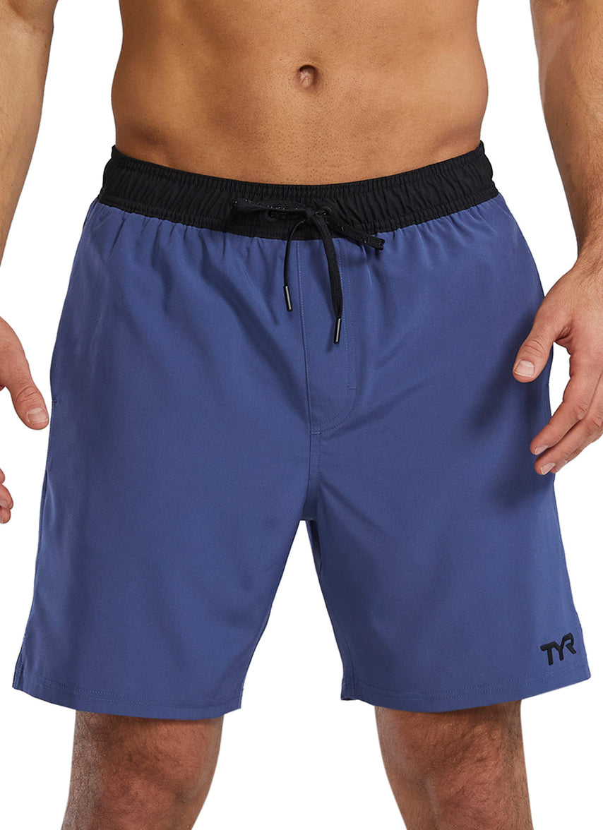 Men's Solid Skua  7" Volley Swim Trunks