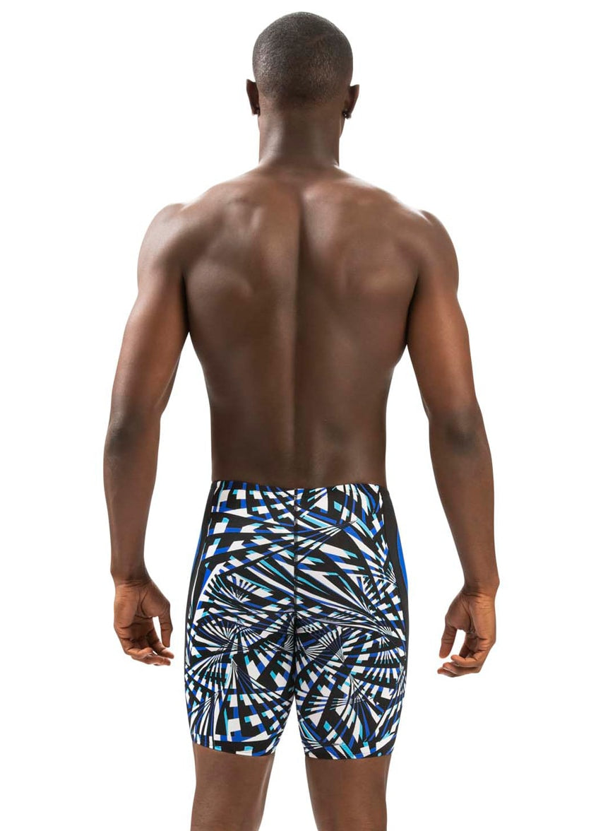 Men's Reliance Atomic Print Color Block Jammer Swimsuit