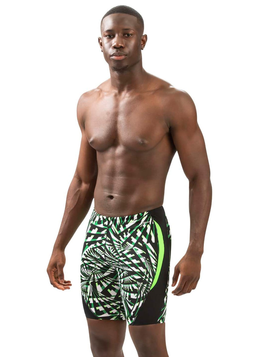 Men's Reliance Atomic Print Color Block Jammer Swimsuit