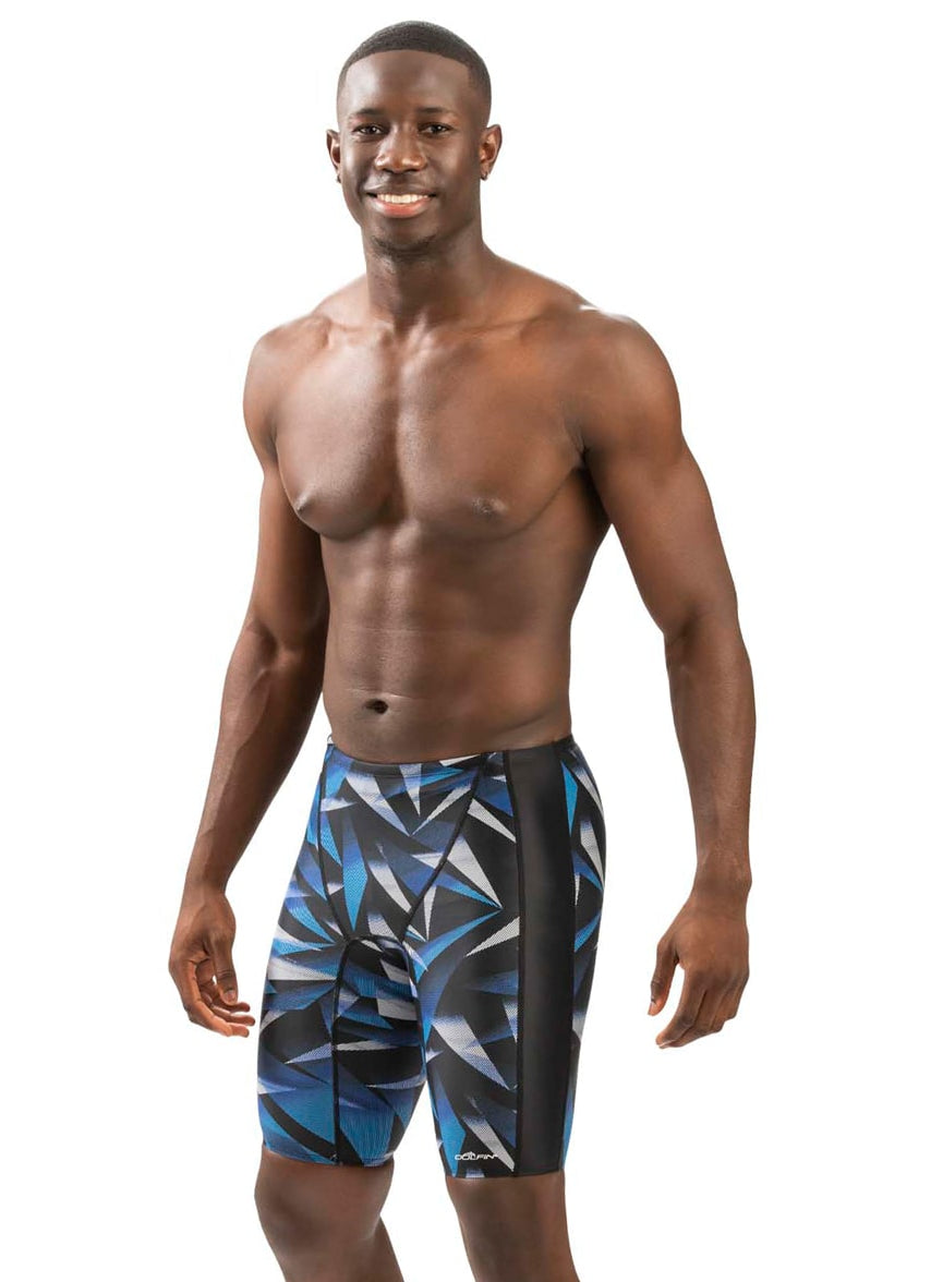 Men's XtraSleek Eco Galactic Print Spliced Jammer Swimsuit