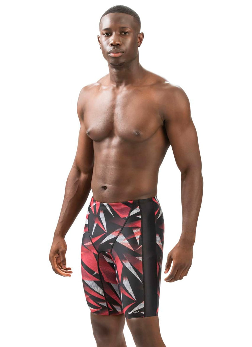 Men's XtraSleek Eco Galactic Print Spliced Jammer Swimsuit