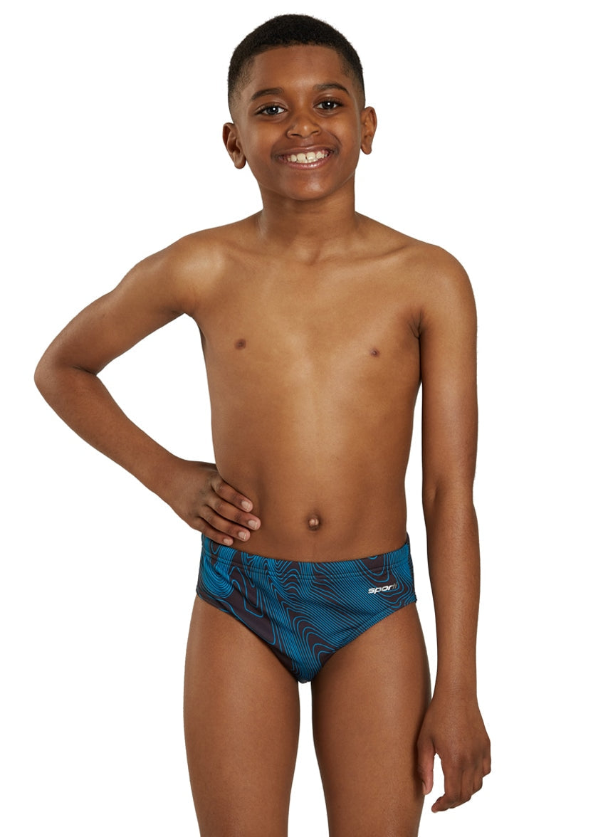 HydroLast Sonar Waves Brief Swimsuit (22-40)