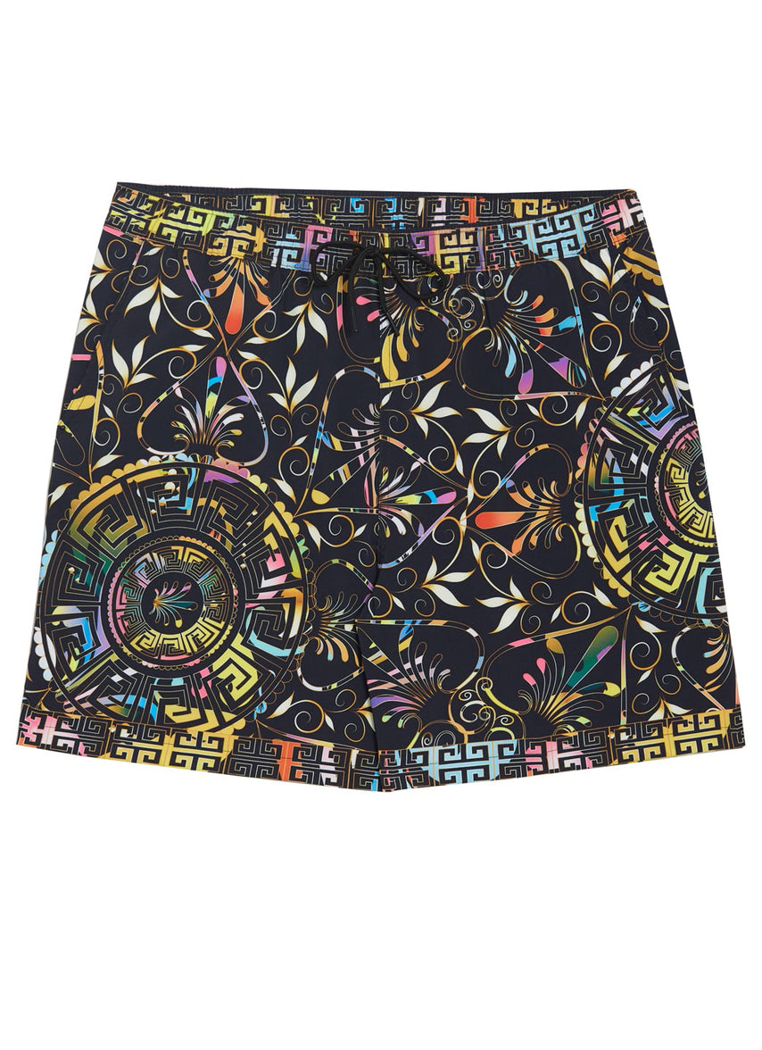 Men's Floral Peace Swim Trunk