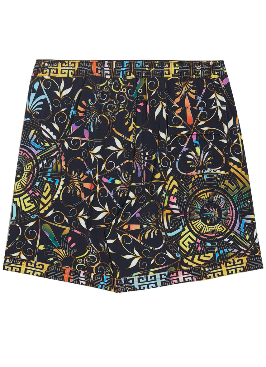 Men's Floral Peace Swim Trunk