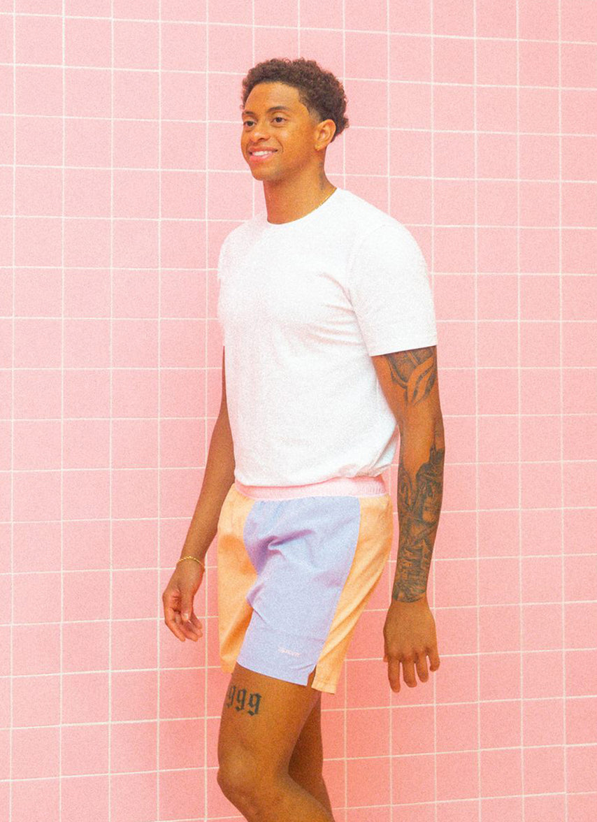 x Shaine Casas Lavender Lemonade 5'' Swim Trunk