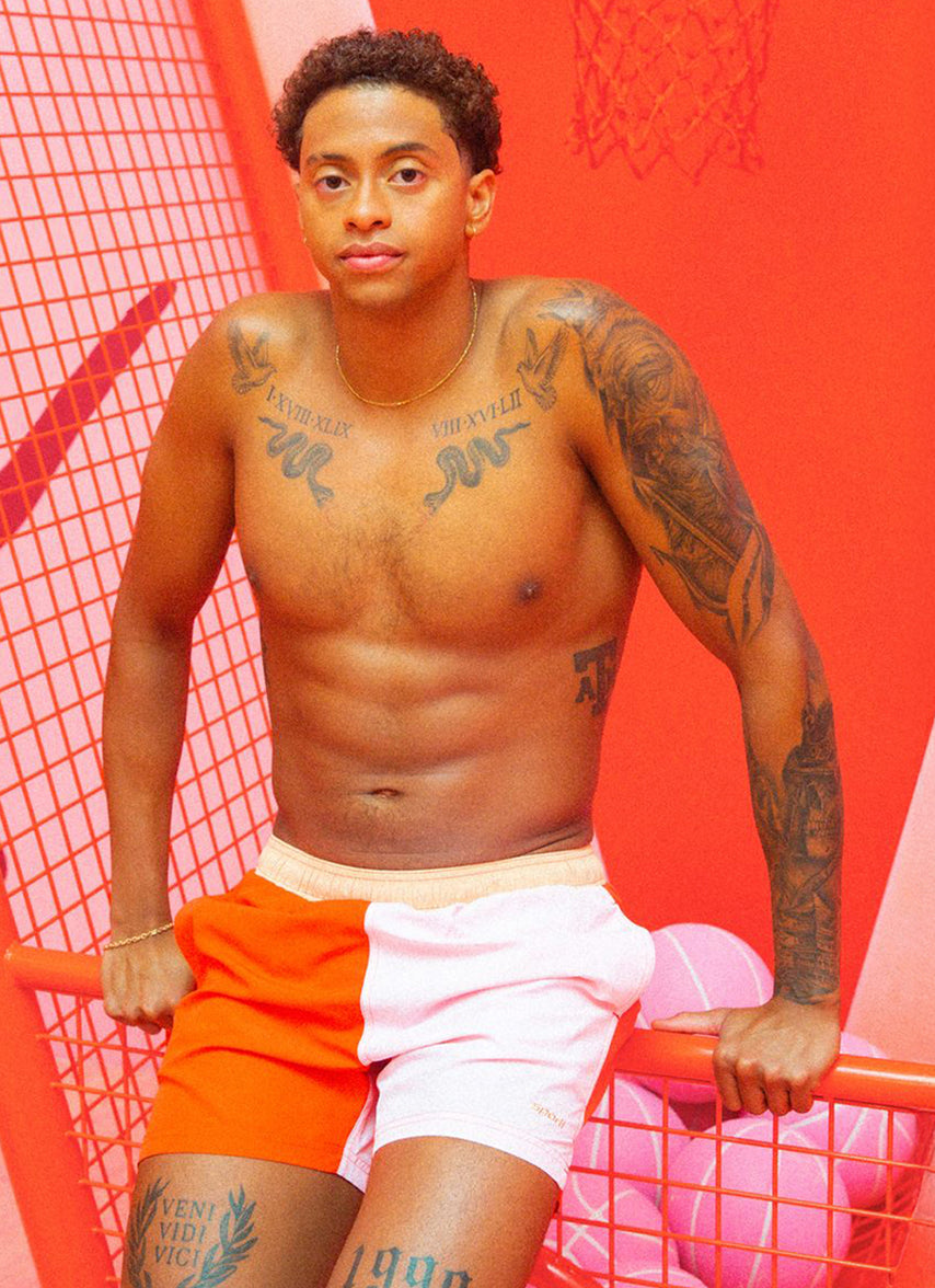 x Shaine Casas Cherry Lemonade 5'' Swim Trunk