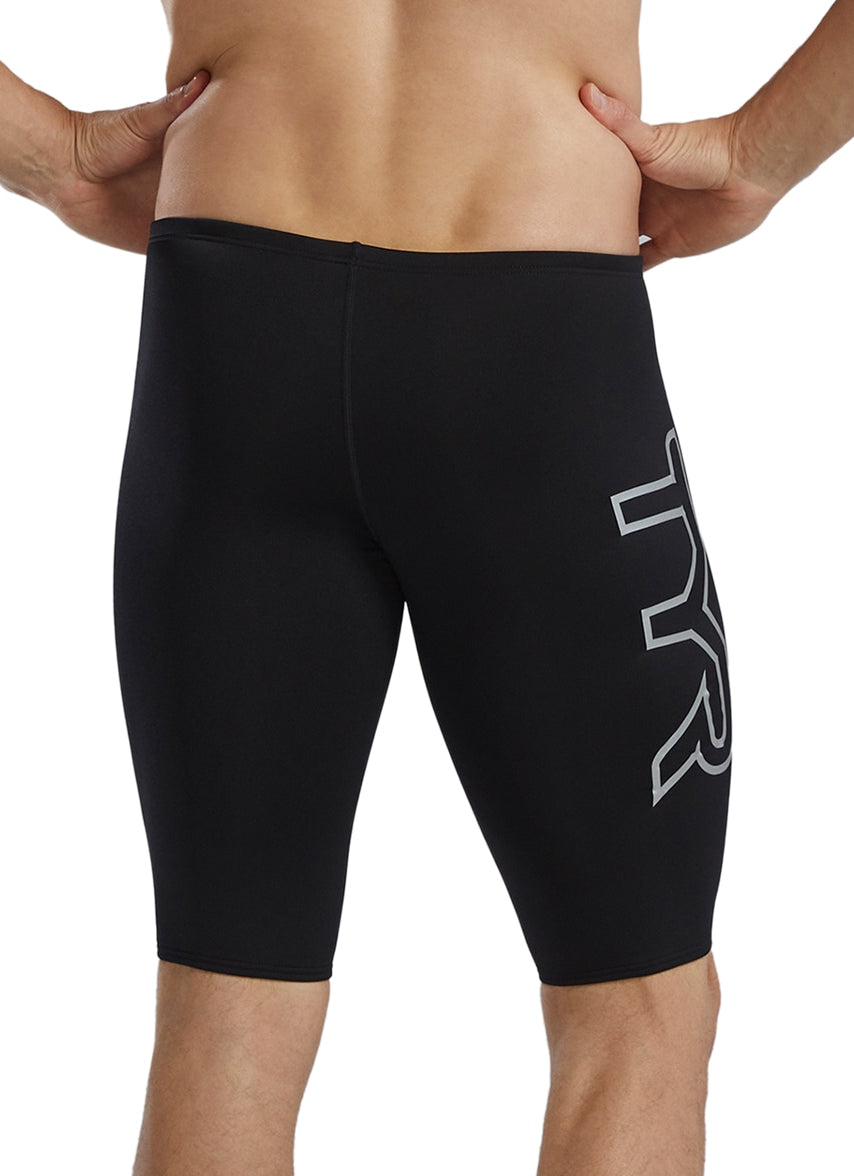 Men's Durafast Elite Large Logo Jammer Swimsuit
