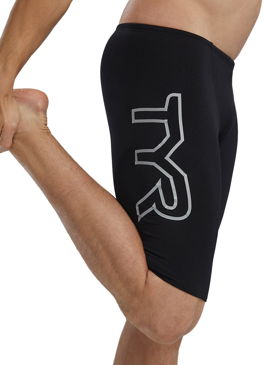 Men's Durafast Elite Large Logo Jammer Swimsuit