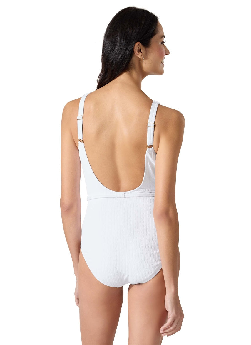 Women's Cable Beach High Neck One Piece Swimsuit