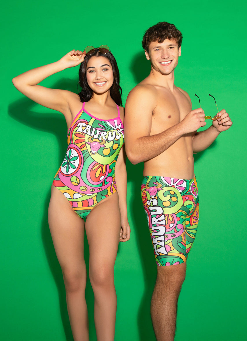 Groovy Zodiac Taurus Jammer Swimsuit (24-40)