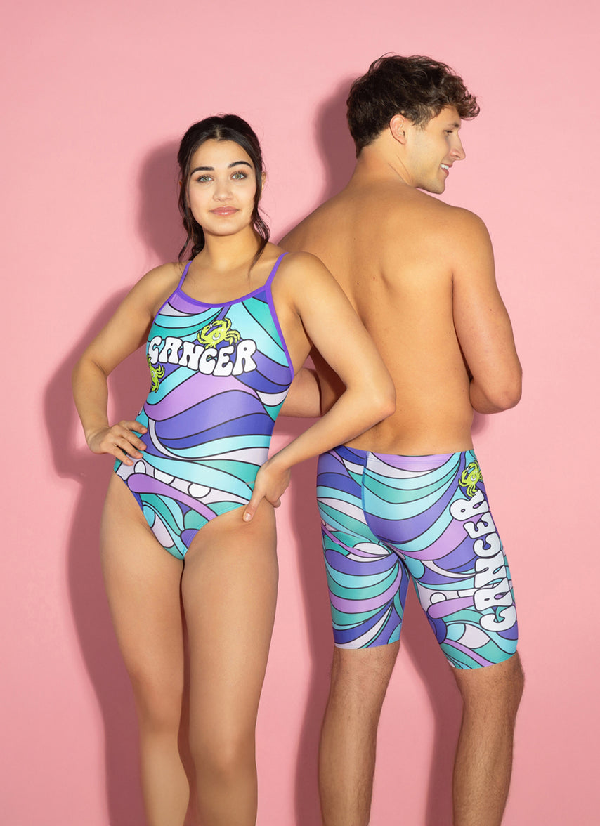 Groovy Zodiac Cancer Jammer Swimsuit (24-40)
