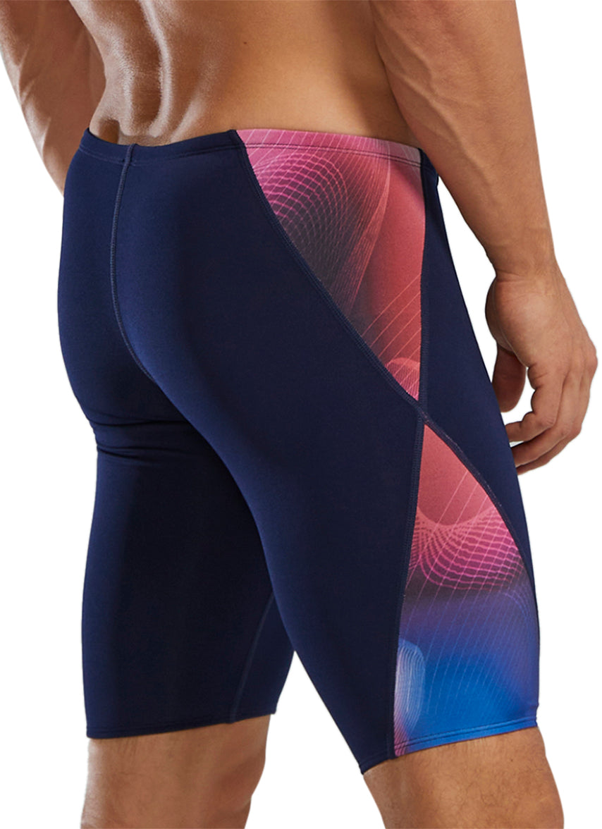 Men's Unwaver Large Logo Jammer Swimsuit