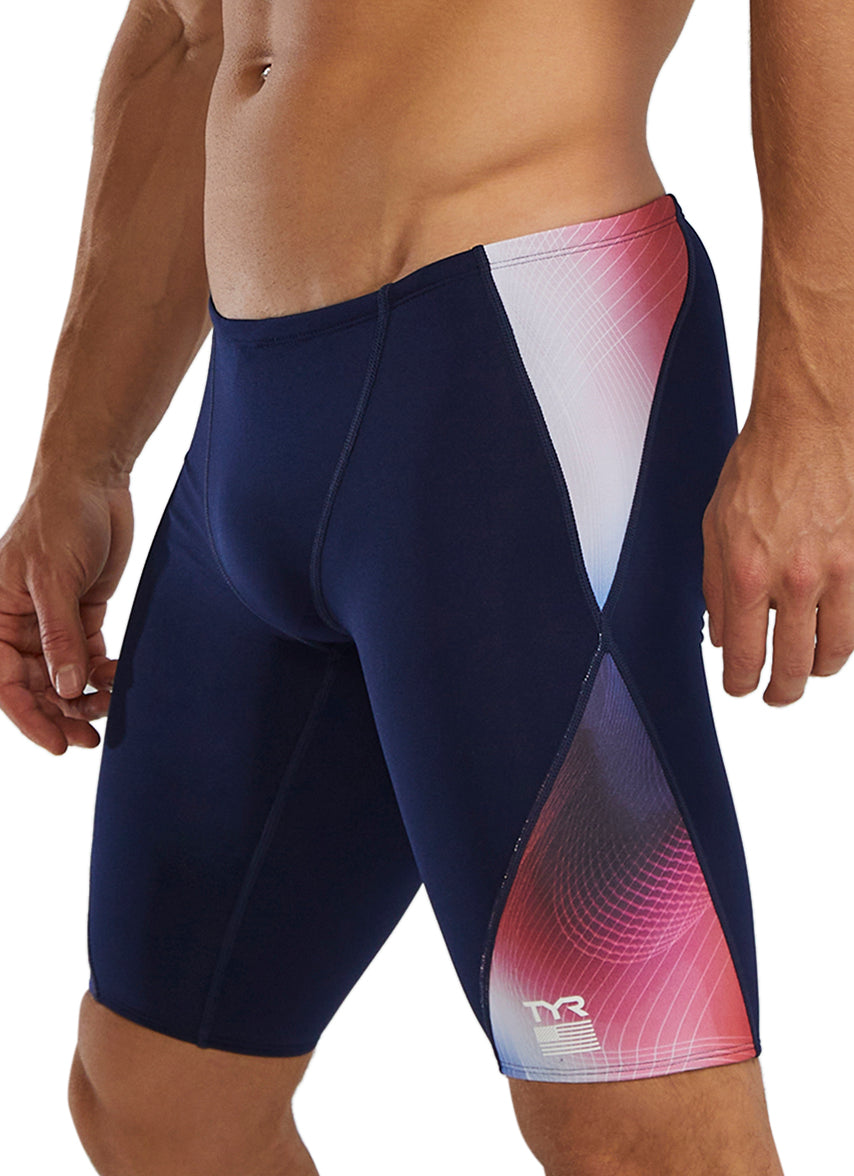 Men's Unwaver Large Logo Jammer Swimsuit