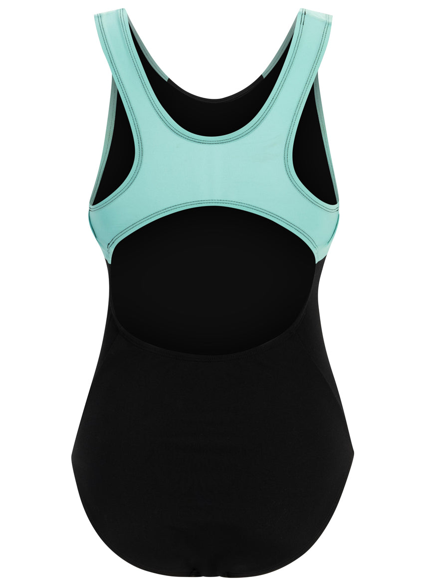 Aquashape Women's Color Block One Piece Swimsuit