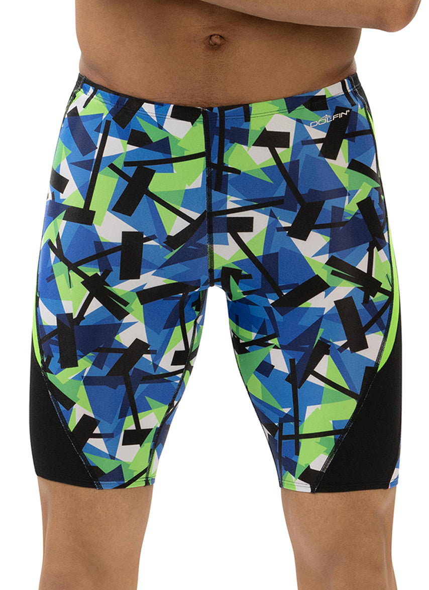 Men's Reliance Color Blocked Razor Jammer Swimsuit
