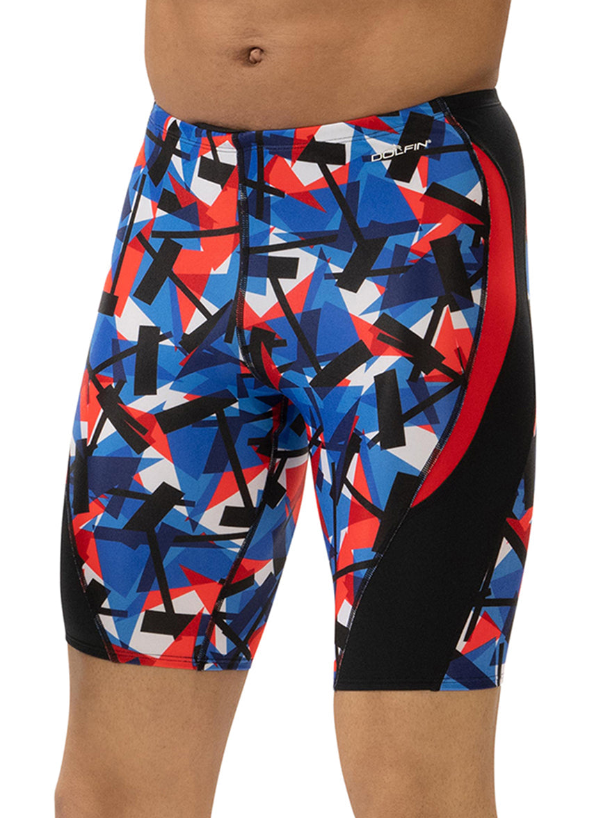 Men's Reliance Color Blocked Razor Jammer Swimsuit