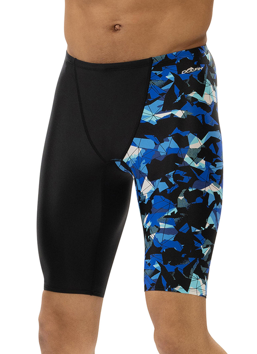 Men's Xtrasleek Implode Asymmetrical Jammer Swimsuit