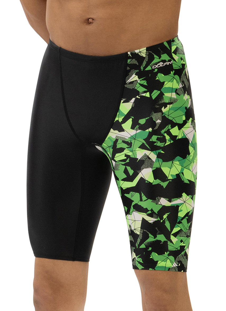 Men's Xtrasleek Implode Asymmetrical Jammer Swimsuit