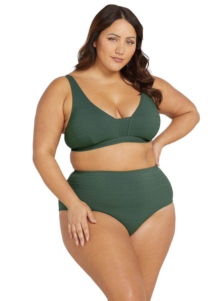 Woman's Plus Size Aria Olive Renoir Bikini Bottom