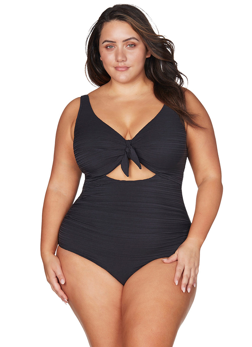 Woman's Plus Size Aria Cezanne One Piece Swimsuit (D/DD Cup)