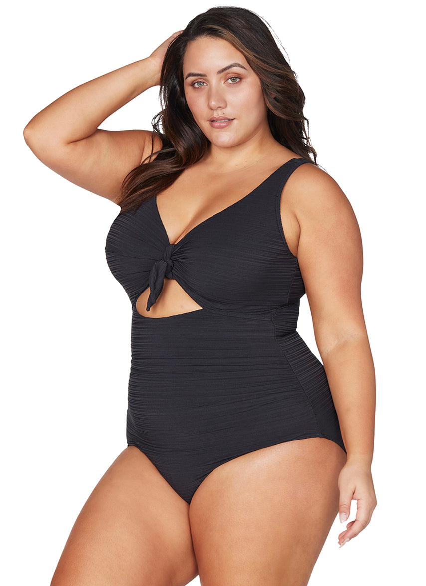 Woman's Plus Size Aria Cezanne One Piece Swimsuit (D/DD Cup)