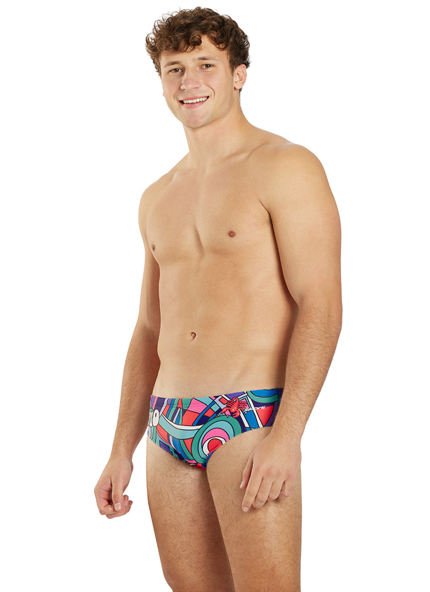 Groovy Zodiac Scorpio Brief Swimsuit (26-40)